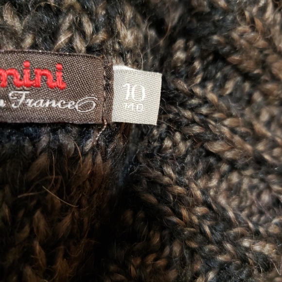 Catimini Made In France Cozy Multicolor Knit Women's Sweater - Picture 9 of 13